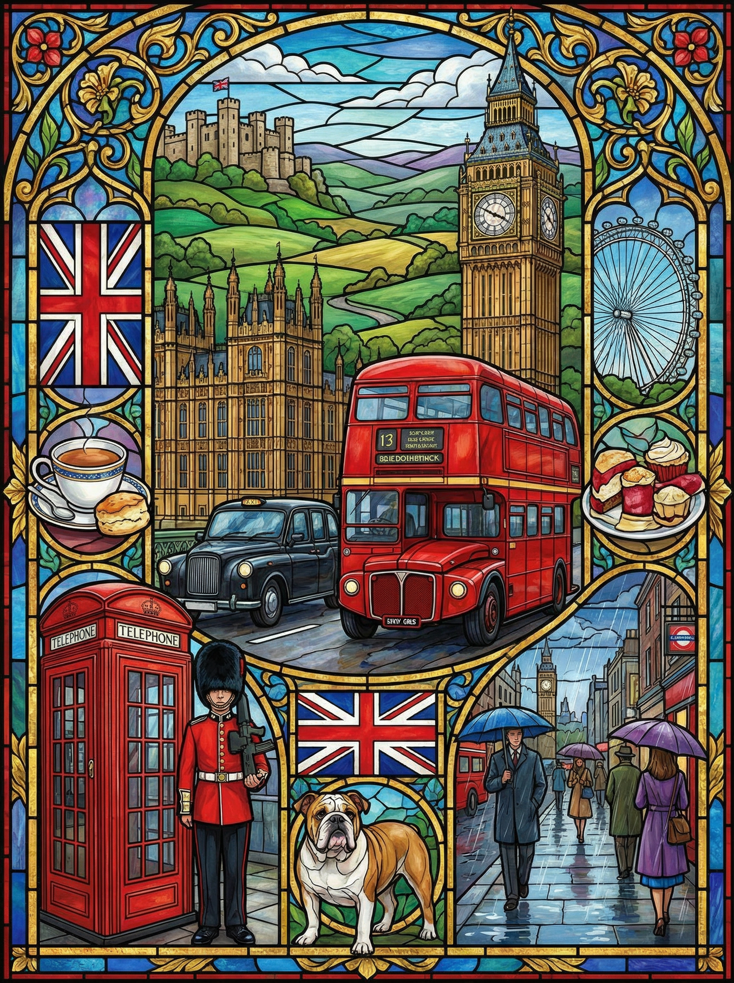 London Stained Glass Icons (120 Colors)