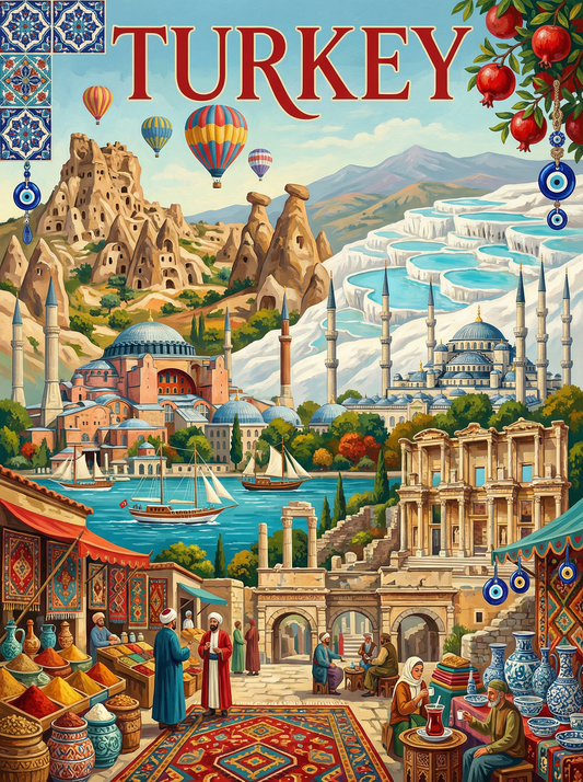 Turkey Cultural Wonders (80 Colors)