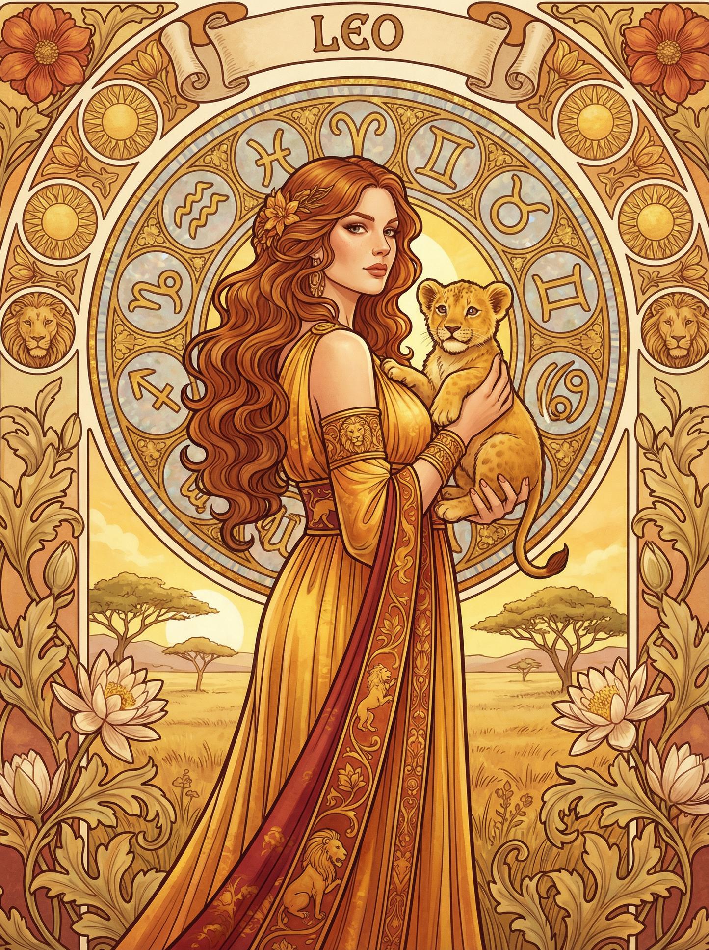 Golden Leo Muse (80 Colors)