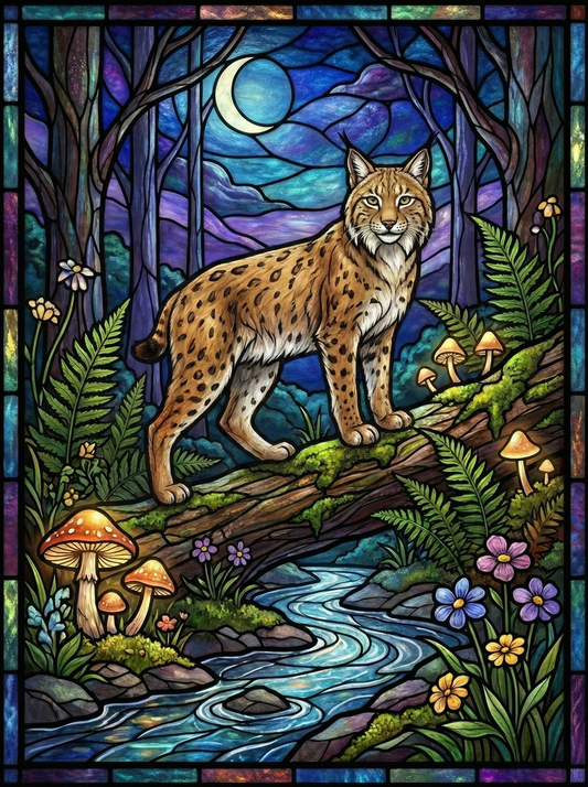Moonlit Forest Lynx (120 Colors)