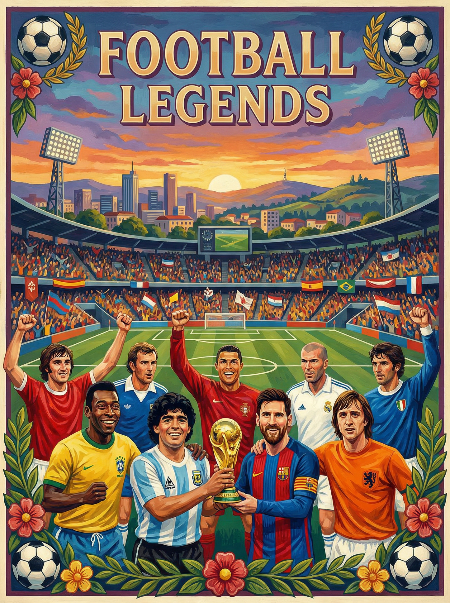 Football Immortal Legends (120 Colors)