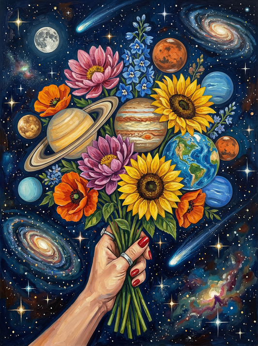 Cosmic Bouquet of Worlds (120 Colors)