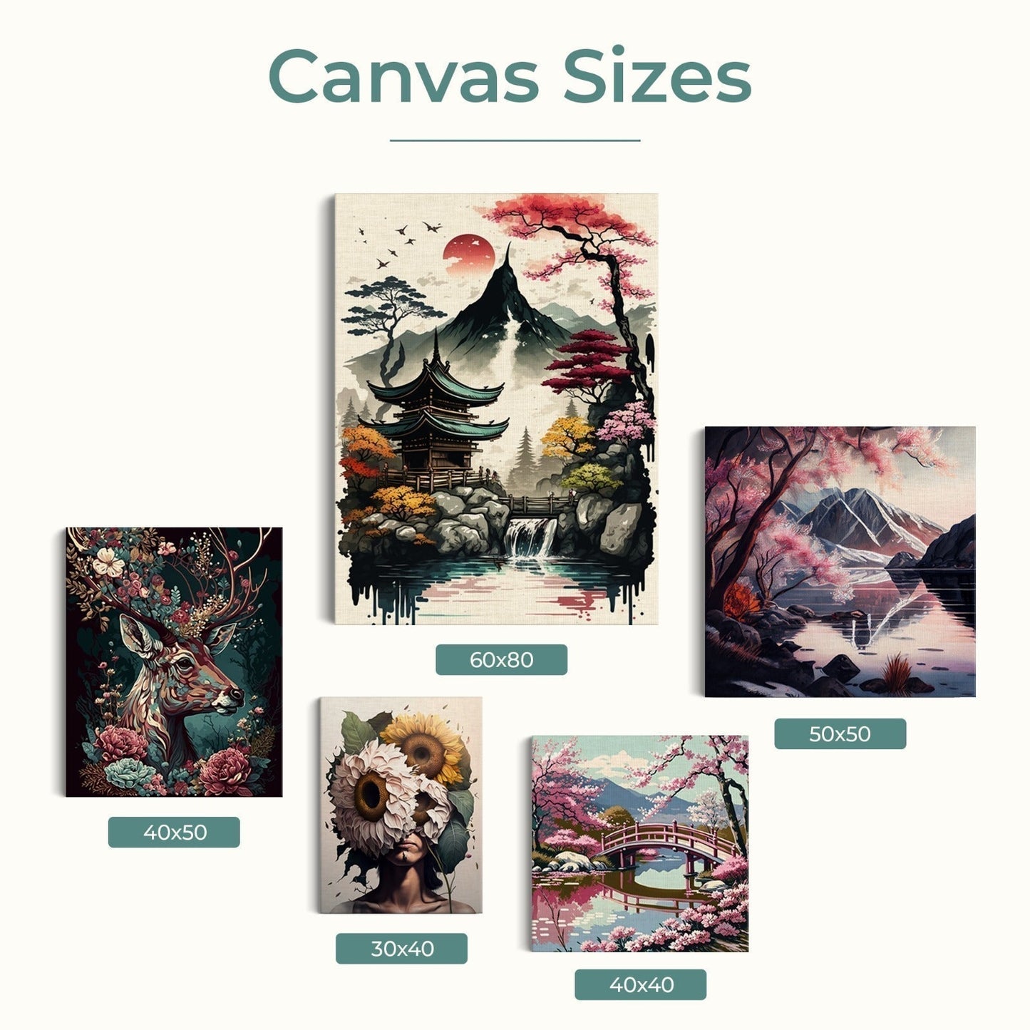 Lantern Bridge at Dusk (80 Colors)