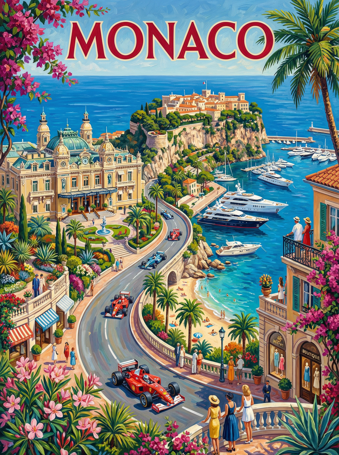 Monaco Coastal Grand Prix (120 Colors)