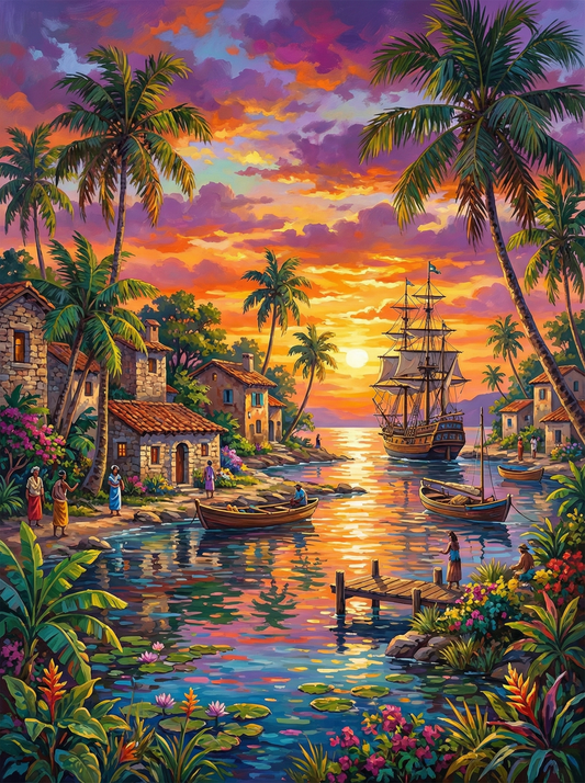 Sunset Harbor Village (120 Colors)