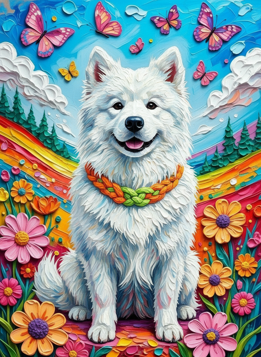 Rainbow Fluff Puppy (80 Colors)