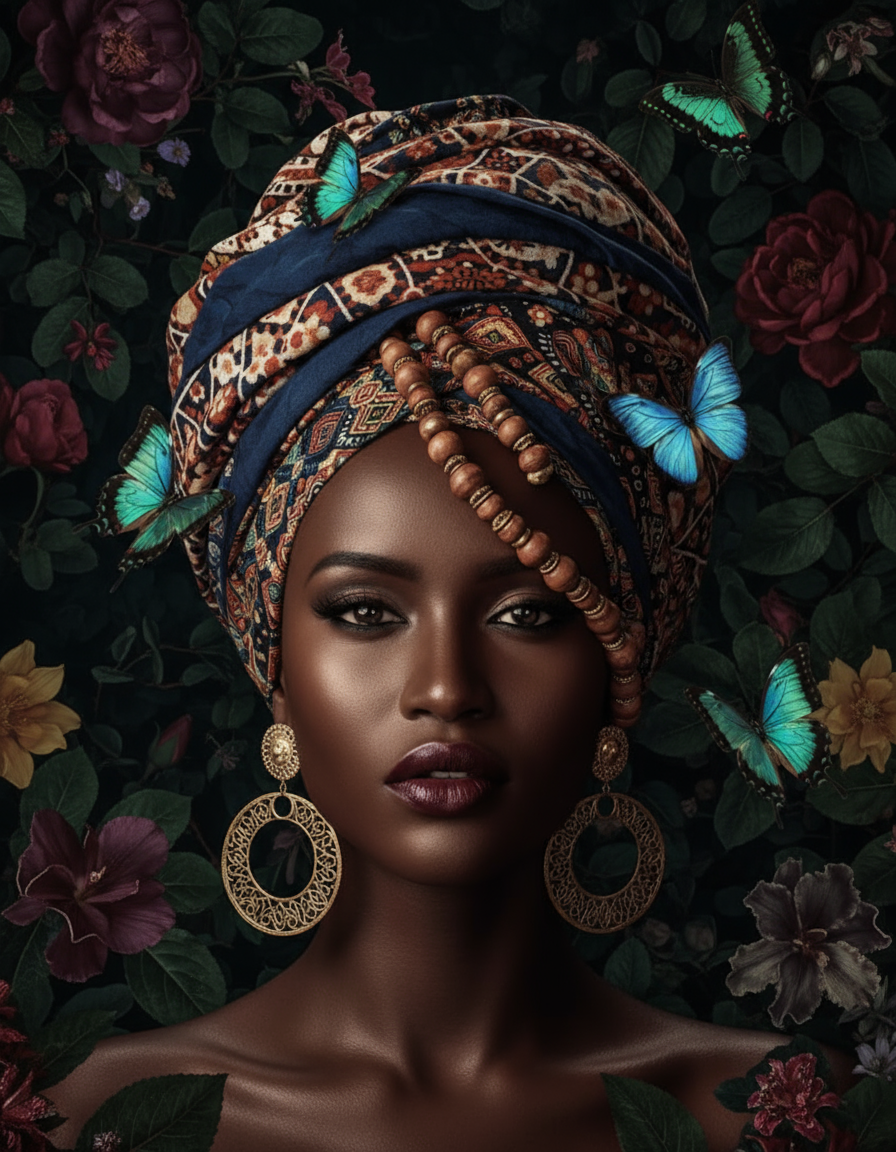 Turquoise Butterfly Gaze (80 Colors)