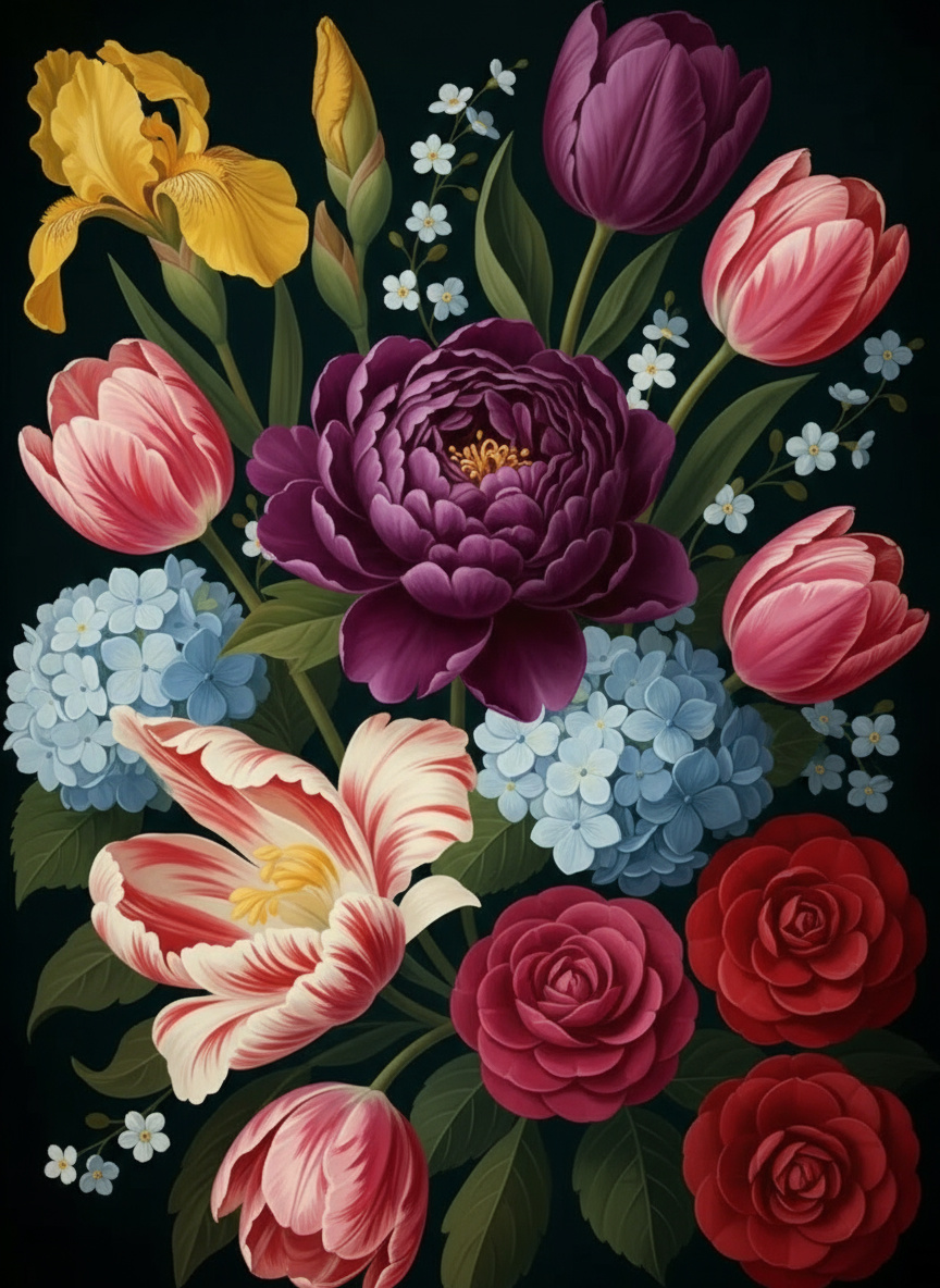 Midnight Botanica (80 Colors)