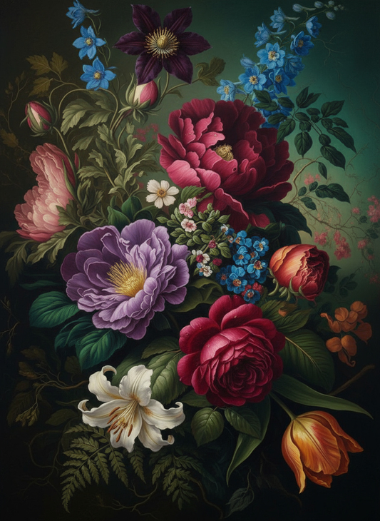 Baroque Bouquet Bloom (120 Colors)