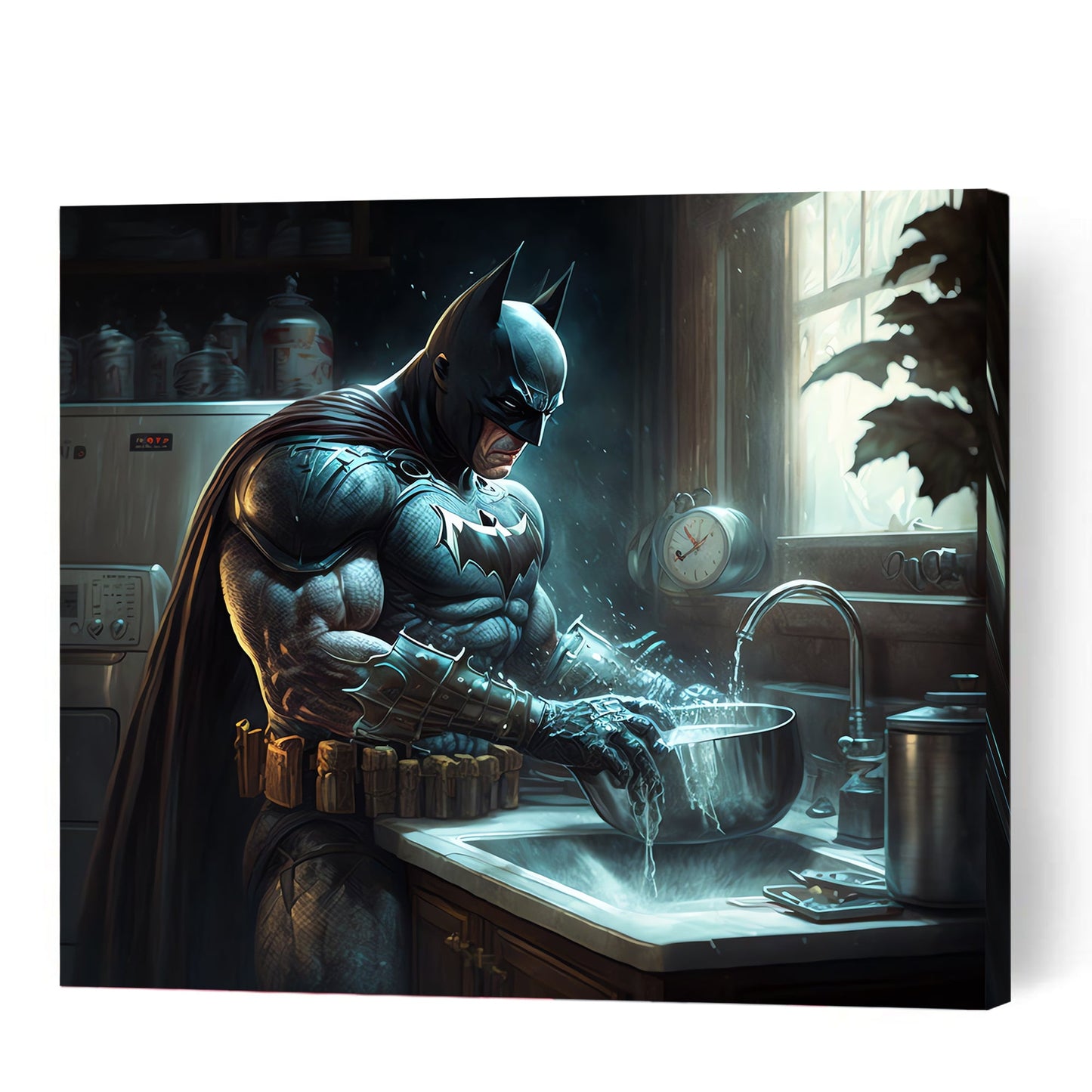 The Dark Clean Rises: Batman Takes On the Dishes