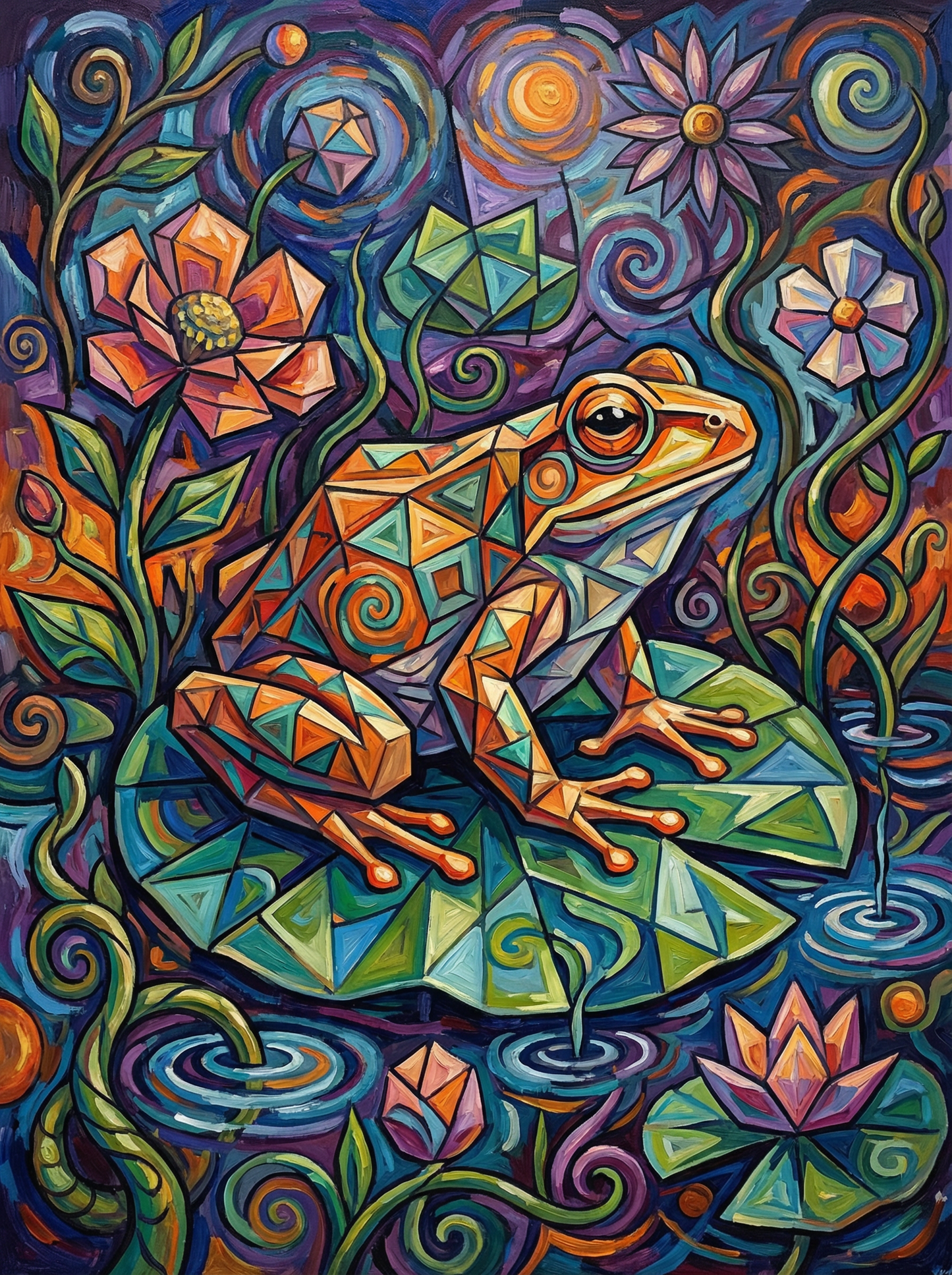 Sacred Lily Frog (120 Colors)