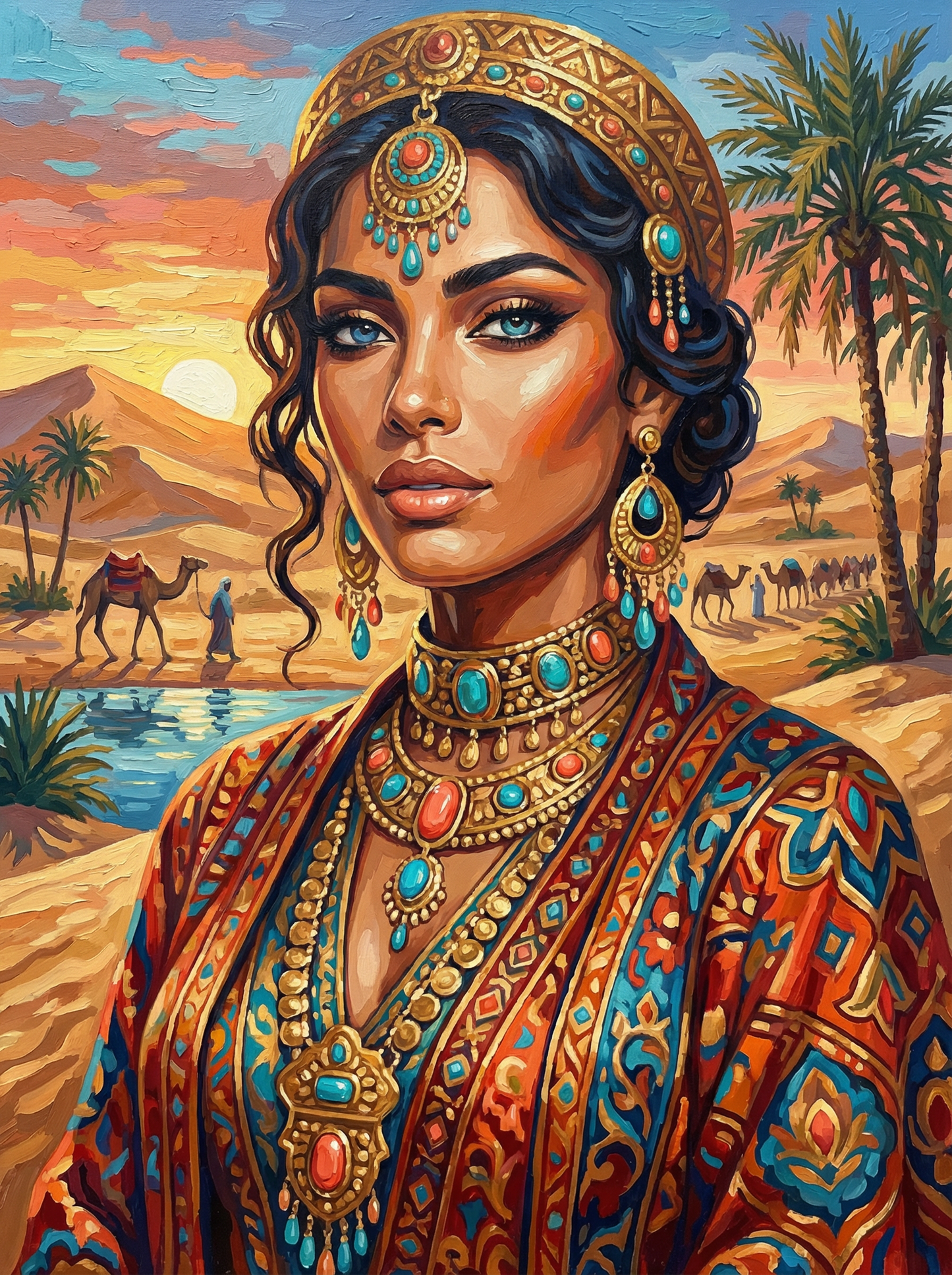 Desert Jewel at Dusk (80 Colors)