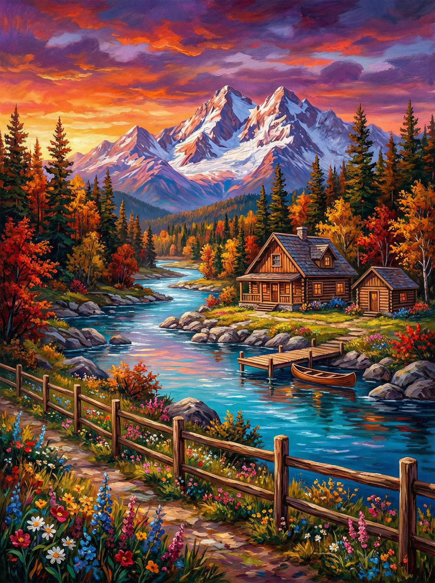 Autumn River Retreat (120 Colors)