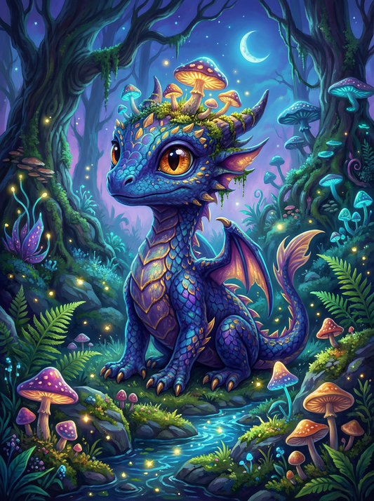 Moonlit Mushroom Dragon (120 Colors)
