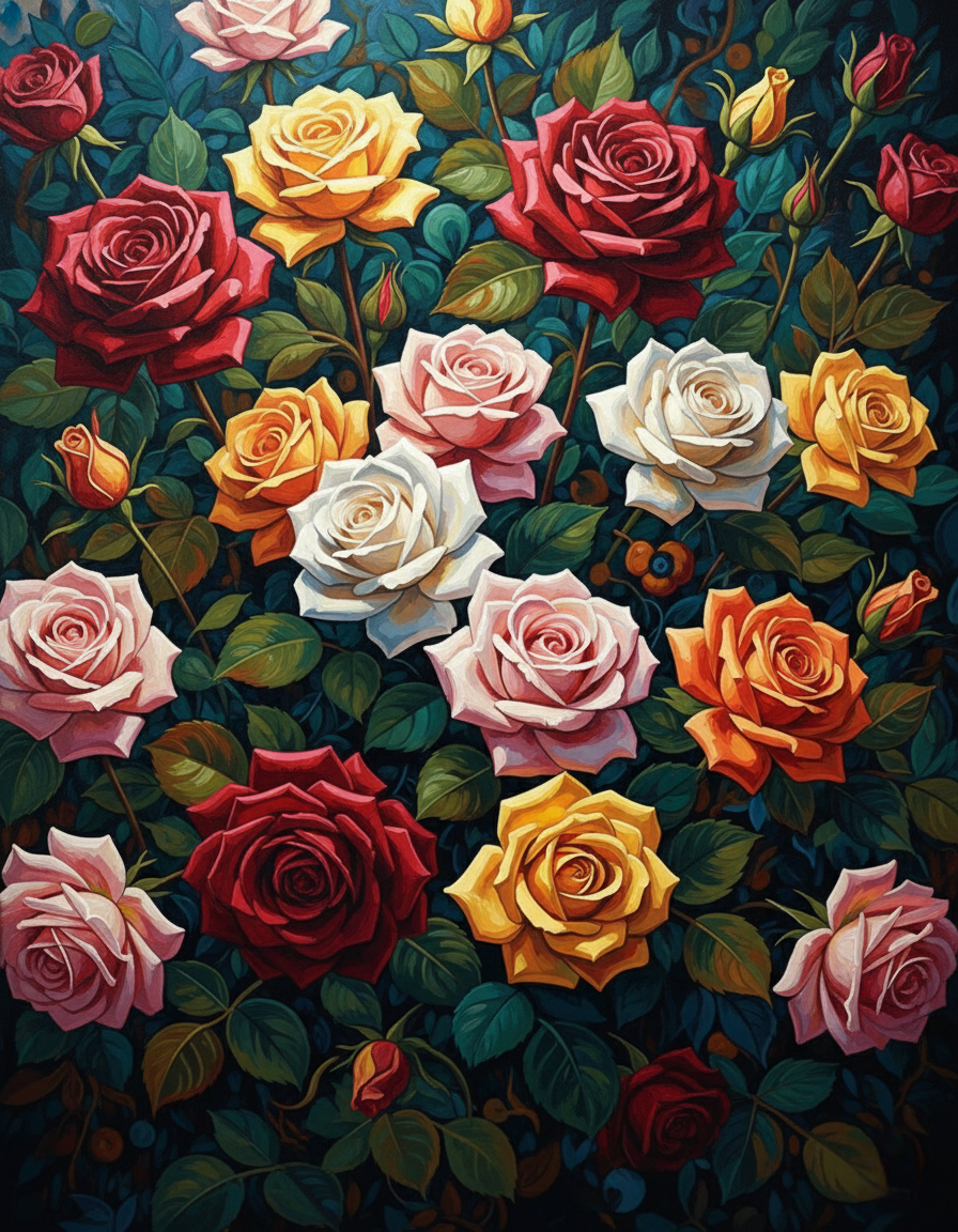 Garden of Roses (120 Colors)
