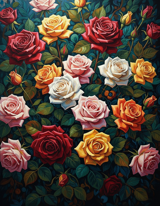 Garden of Roses (120 Colors)