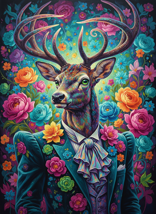 Floral Stag Lord (120 Colors)