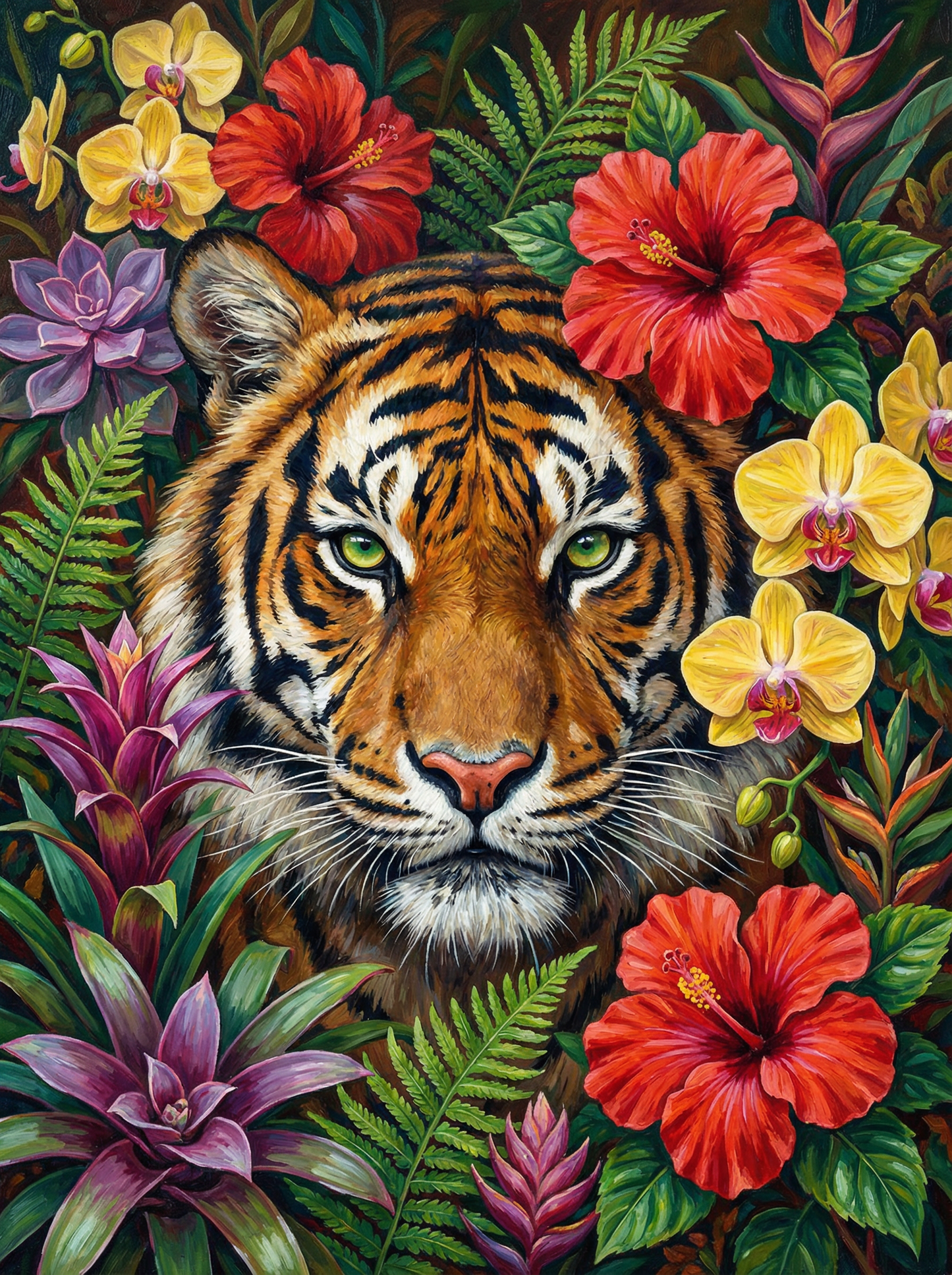 Jungle Orchid Tiger (120 Colors)