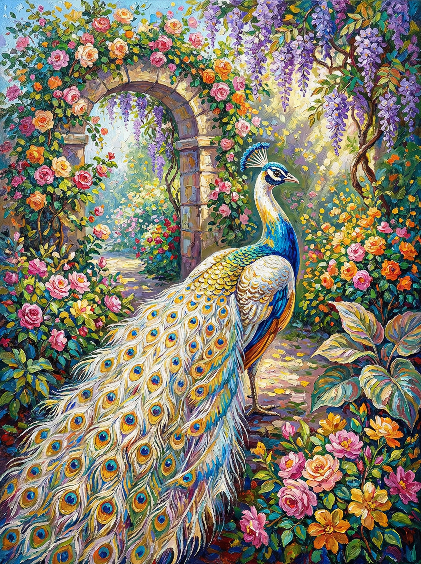 Peacock Garden Reverie (120 Colors)