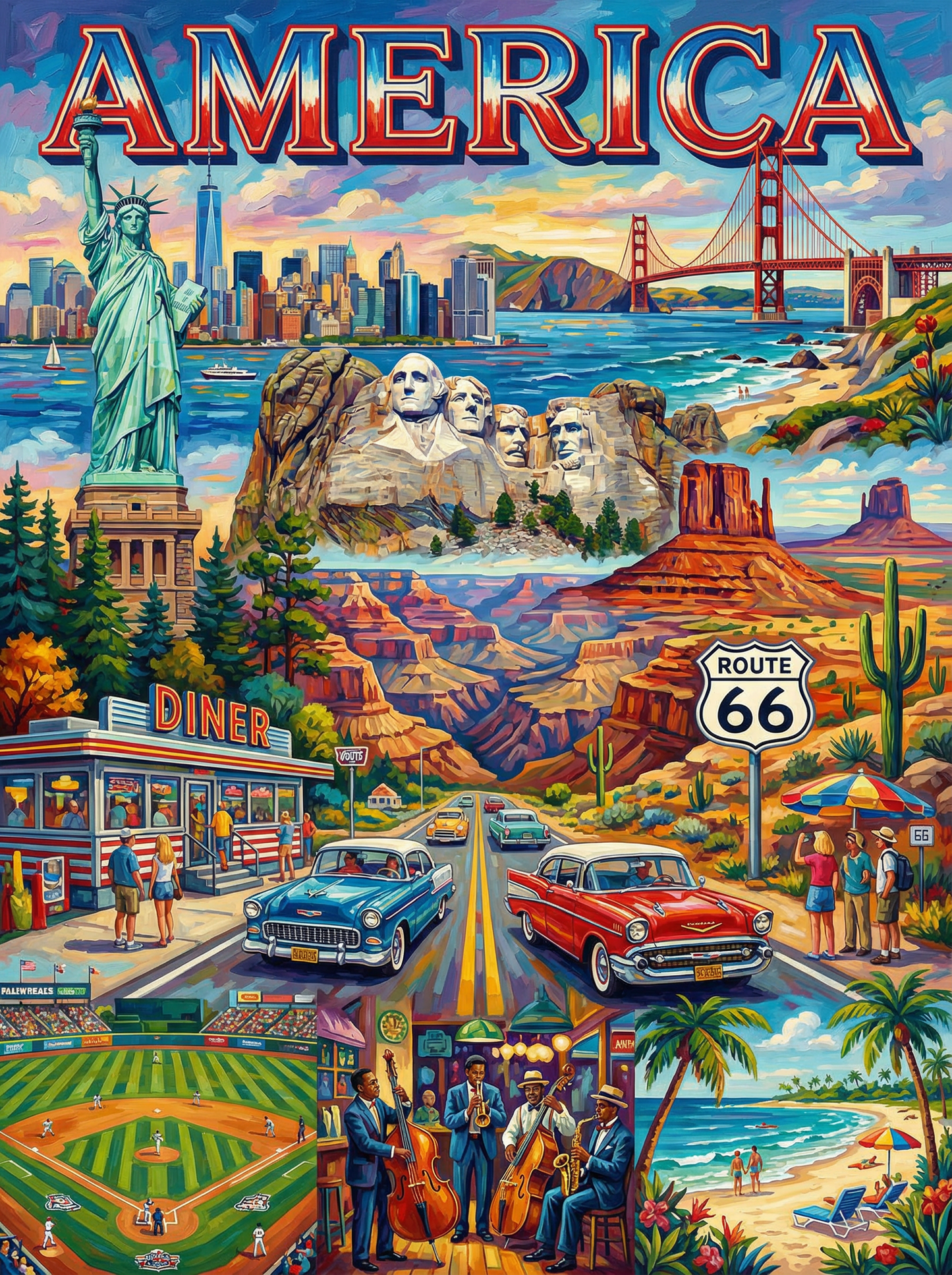 American Iconic Journey (120 Colors)