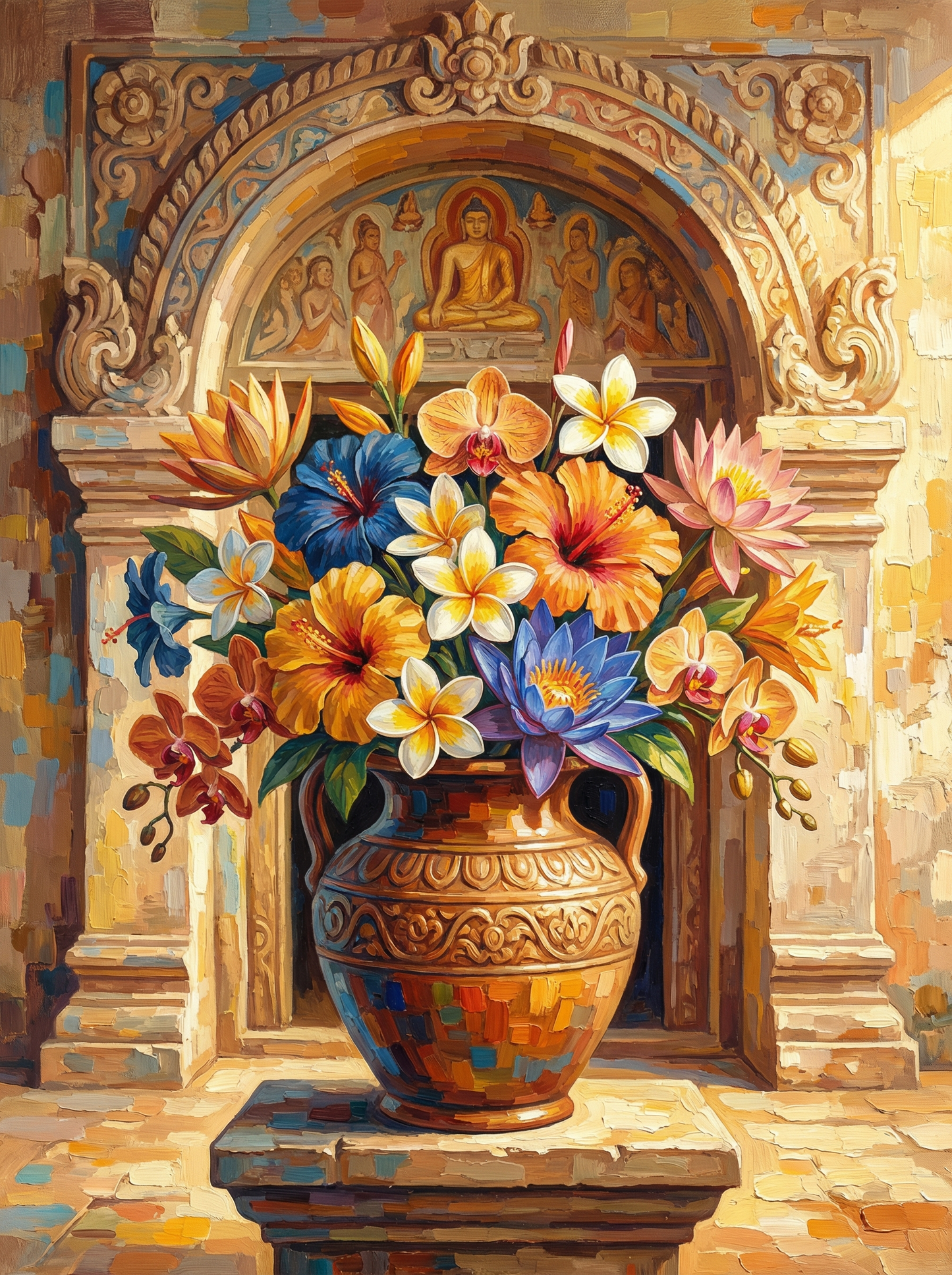Ancient Lankan Temple Blossoms (120 Colors)