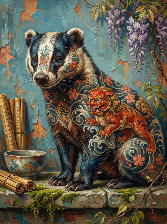 The Badger Doesn't Explain (80 Colors)