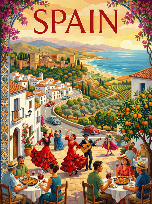 Spanish Coastal Fiesta (80 Colors)