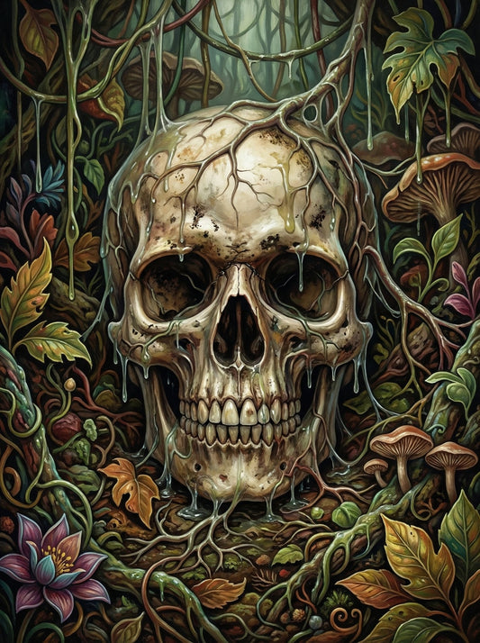 Botanical Skull Garden (120 Colors)