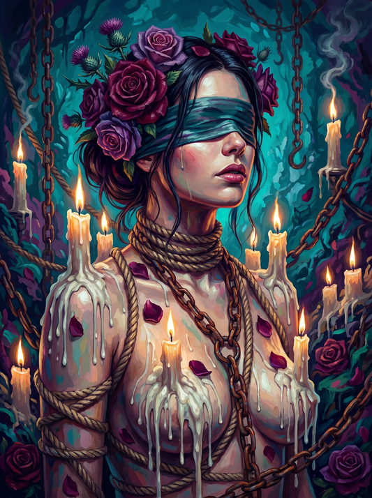 Bound In Teal Roses (120 Colors)