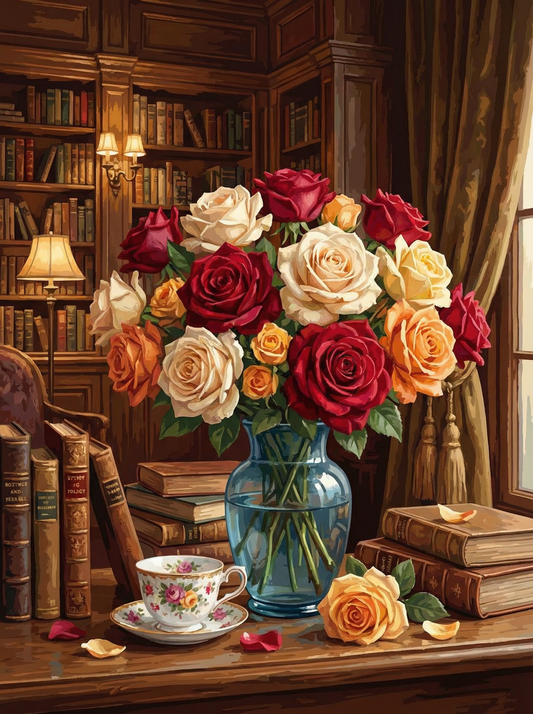 Library Roses Still Life (120 Colors)
