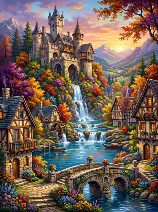 Castle Falls Village (80 Colors)
