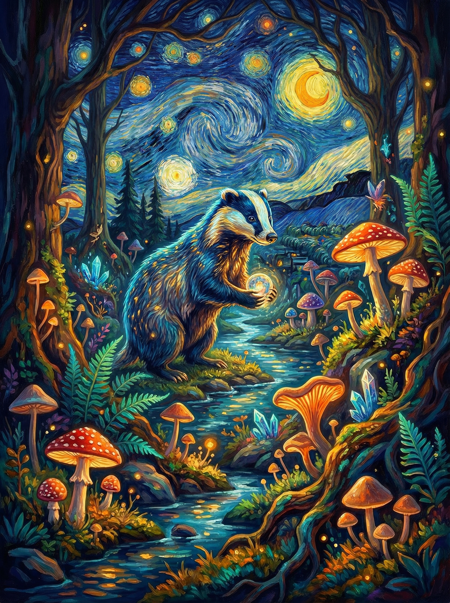 Moonlit Forest Guardian (80 Colors)