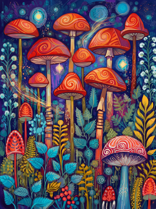 Enchanted Mushroom Forest (120 Colors)