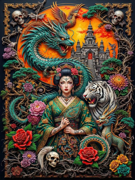 Castle Dragon Princess (120 Colors)