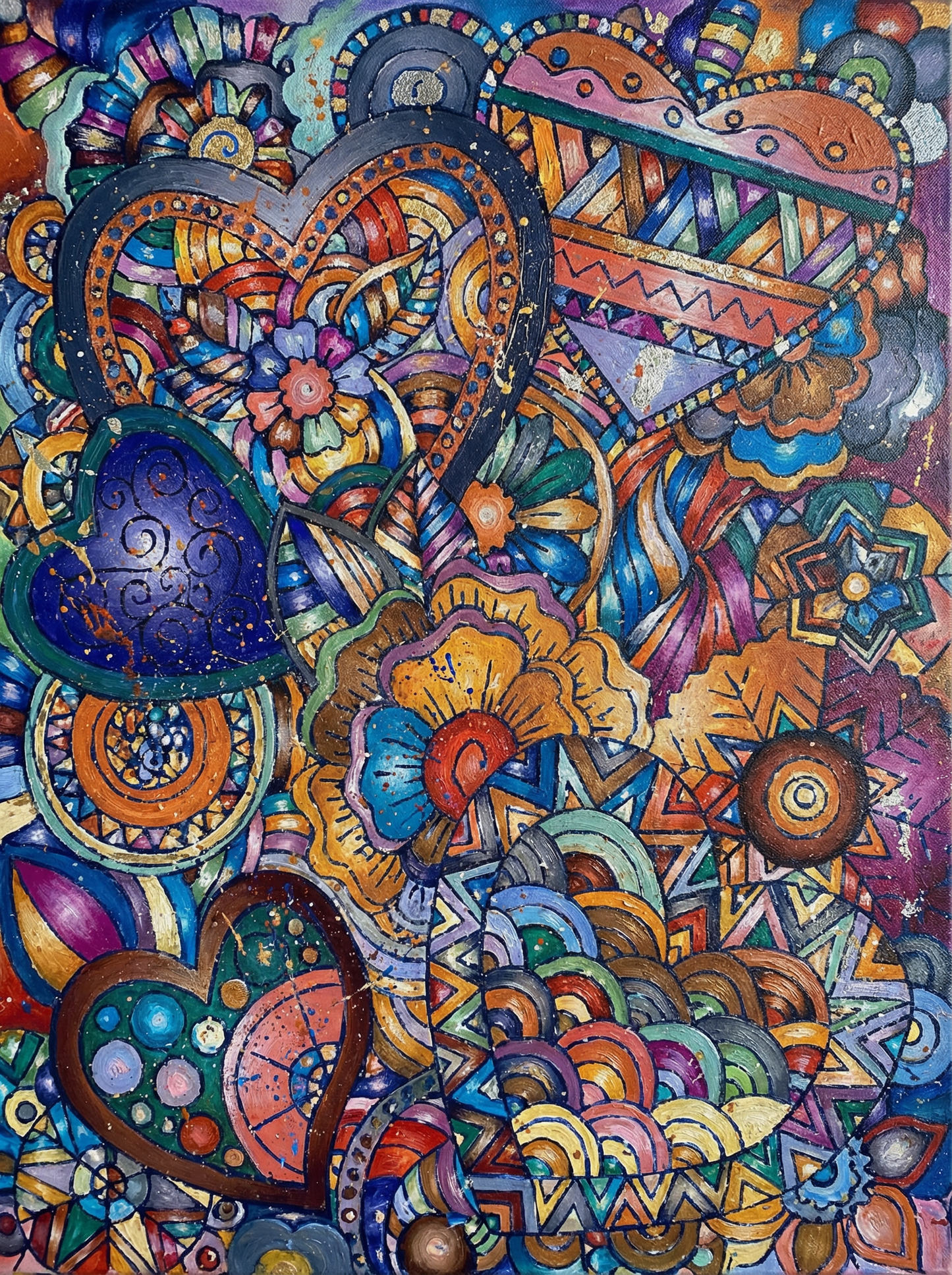 Bohemian Heart Tapestry (120 Colors)