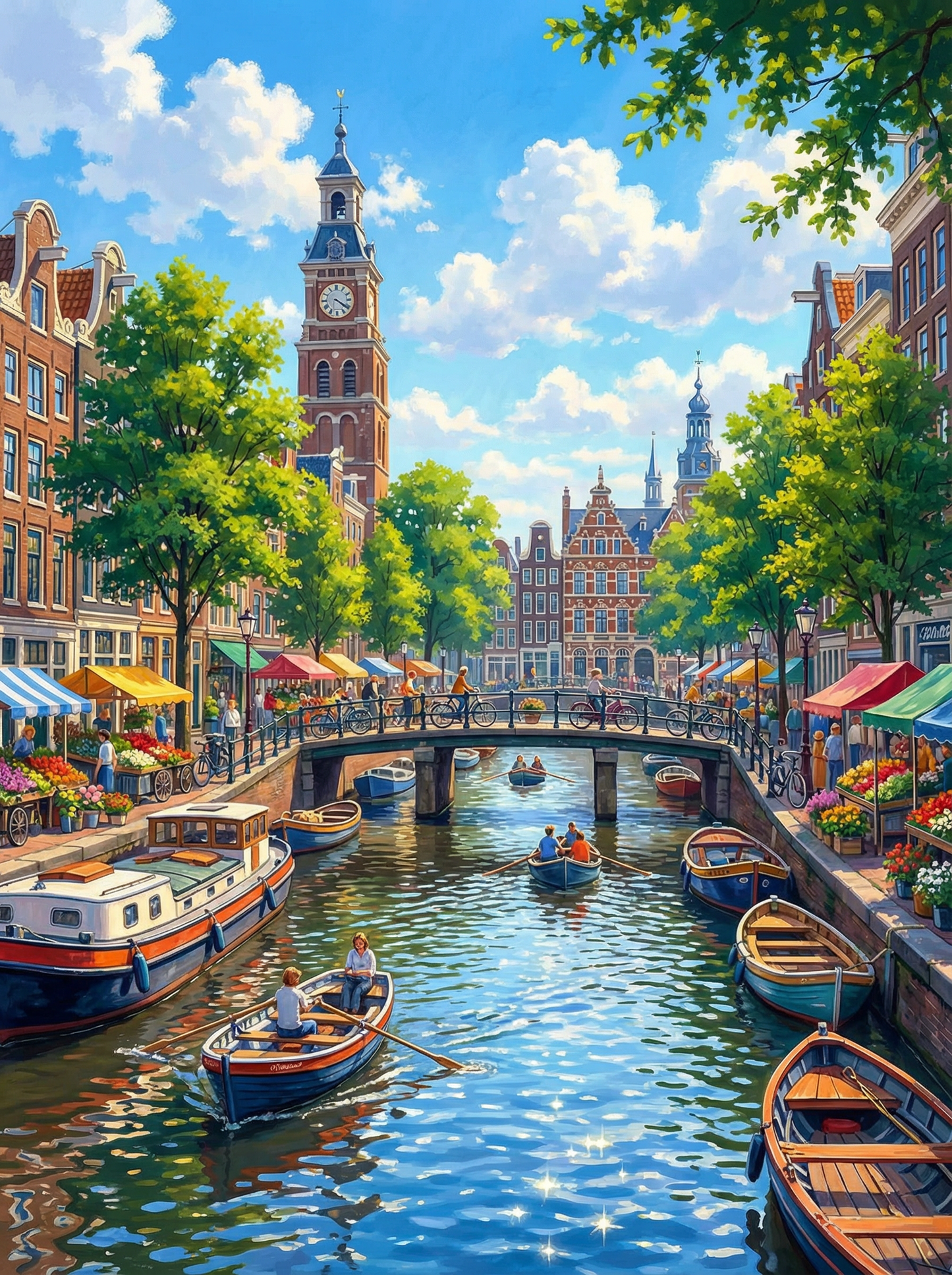 Sunny Day in Amsterdam (120 Colors)