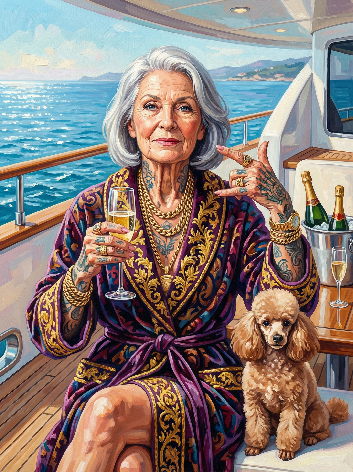 Champagne Celebration Ocean View (120 Colors)
