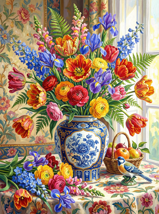 Classic Window Garden Arrangement (120 Colors)