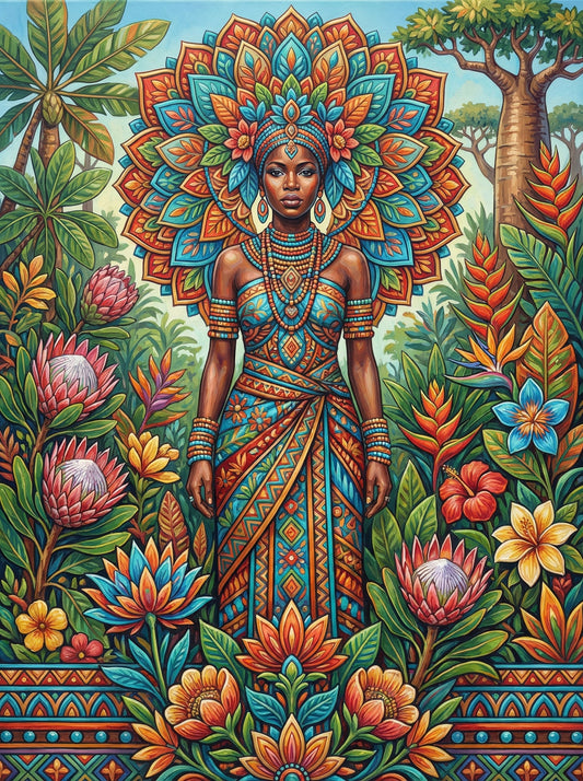 Mandala Queen of Nature (80 Colors)