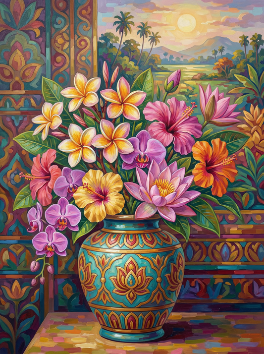 Colorful Lankan Flower Collection (80 Colors)