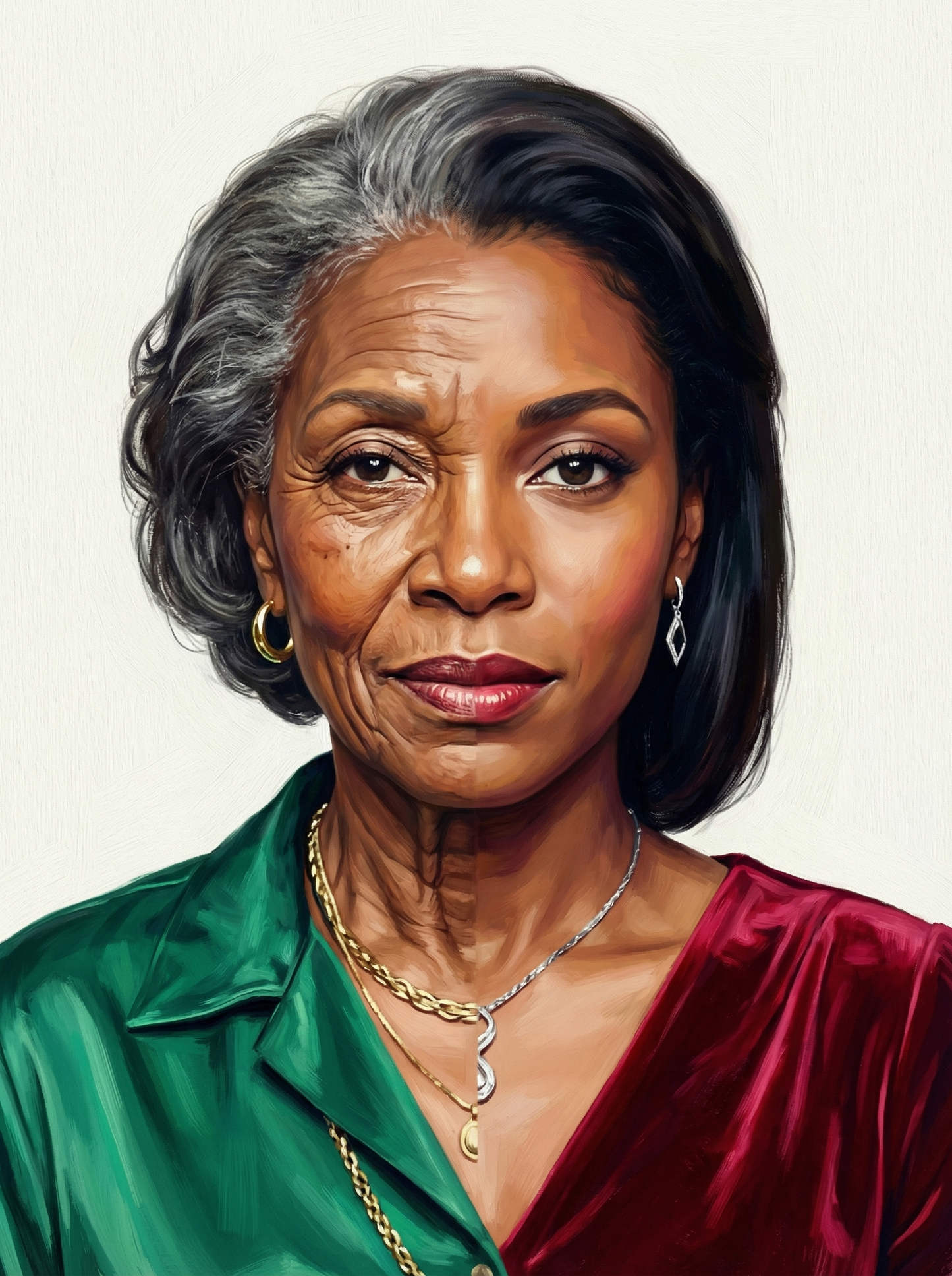 Confident Woman Portrait (120 Colors)