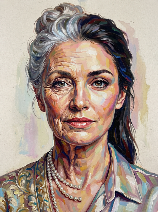 Contemporary Woman Portrait (80 Colors)