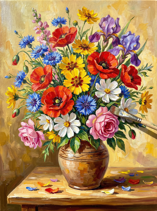 Cottage Country Flowers (80 Colors)
