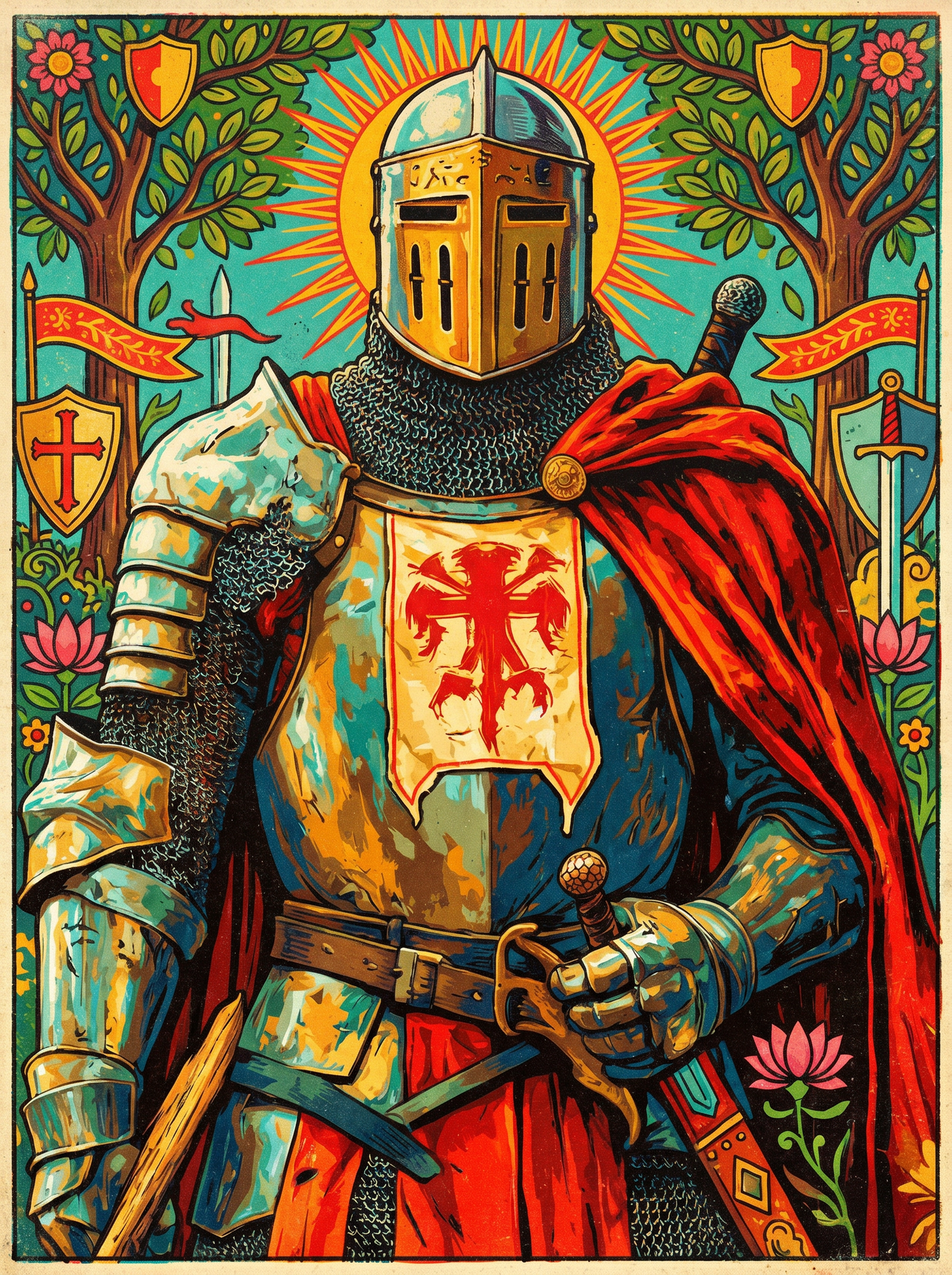 Crusader Knight Armor (80 Colors)