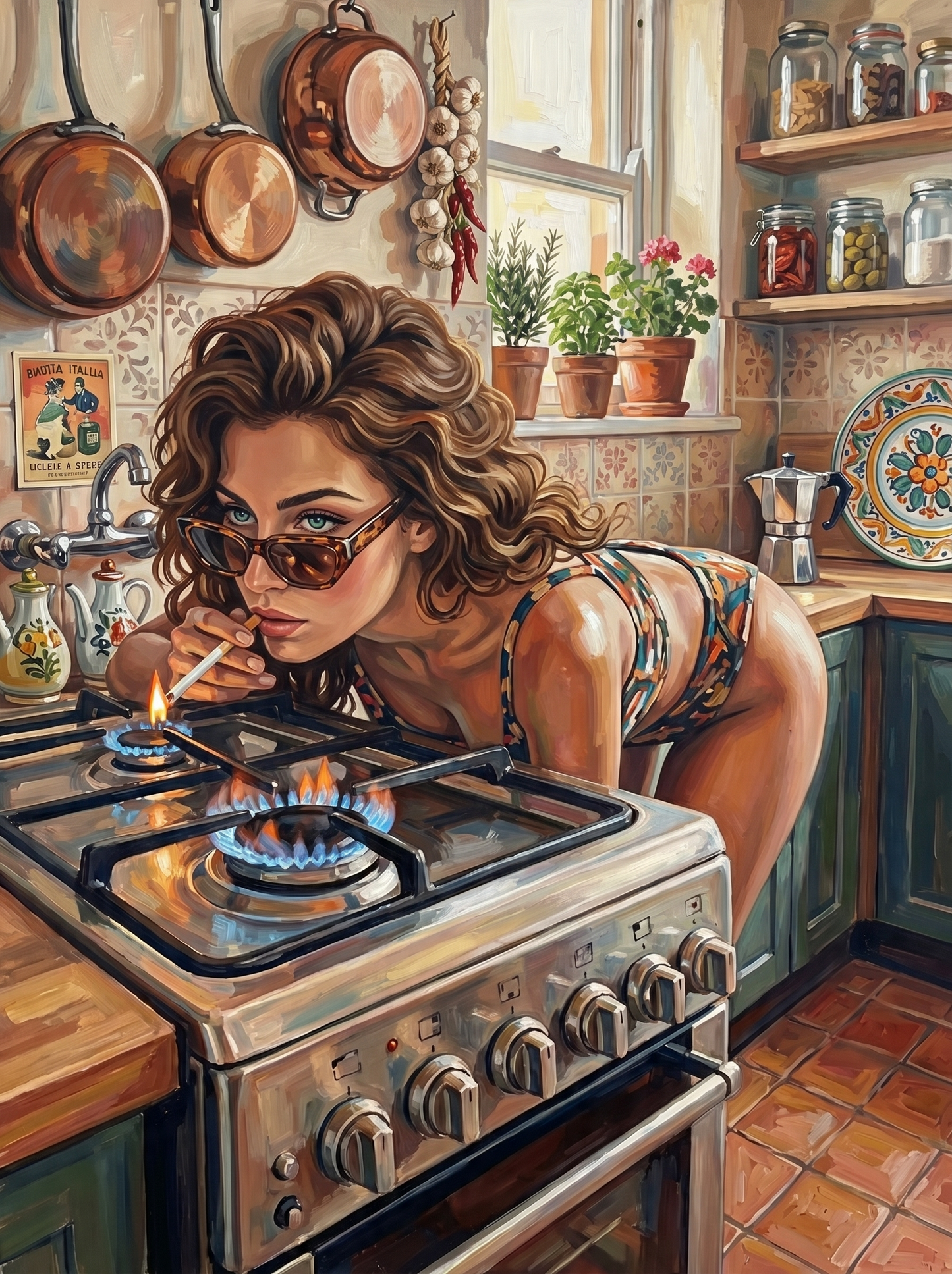 Curly Hair Cigarette Stove (120 Colors)