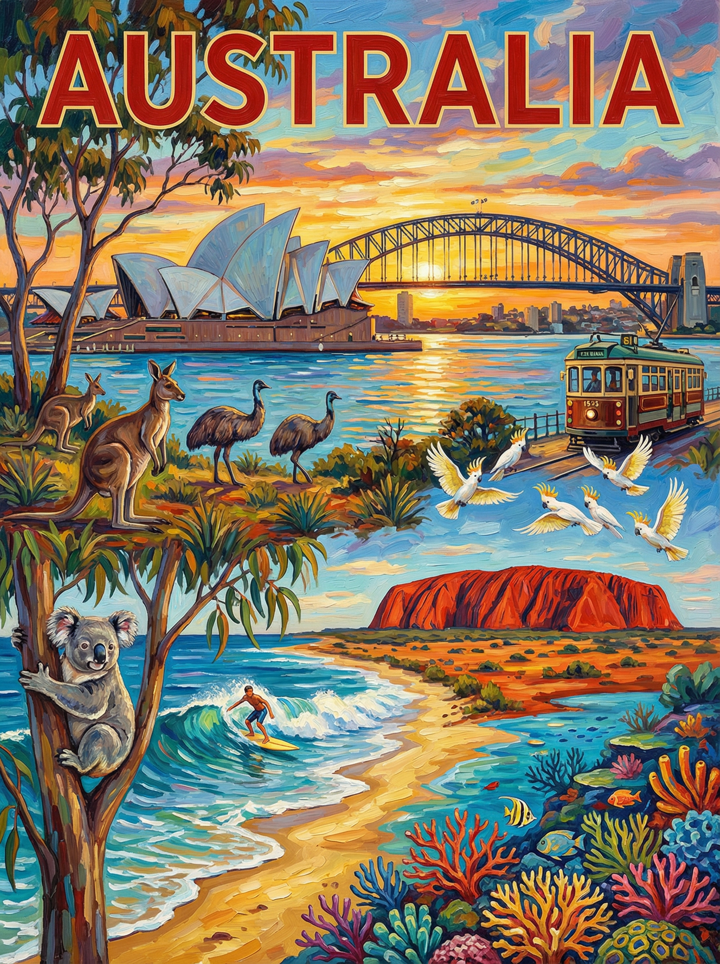Australia Iconic Wonders (80 Colors)