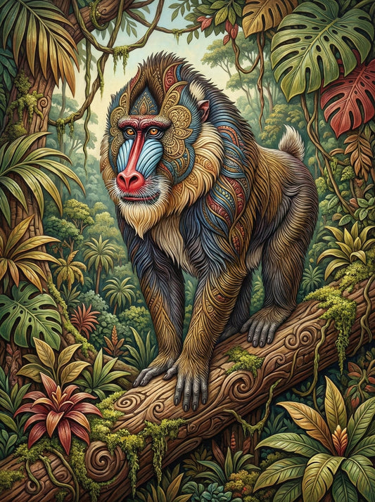 Decorative Monkey Forest (80 Colors)