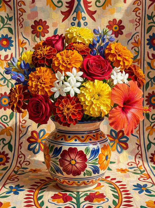 Decorative Moroccan Blooms (120 Colors)