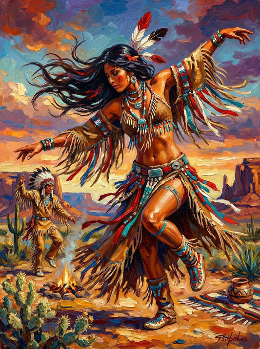 Desert Dancer Indian Woman (120 Colors)