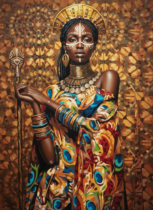 Mandala Gold Queen (120 Colors)
